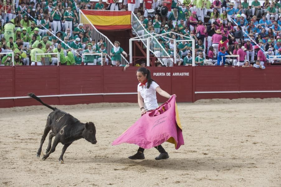 Becerrada, encierros y vaca de la sangría