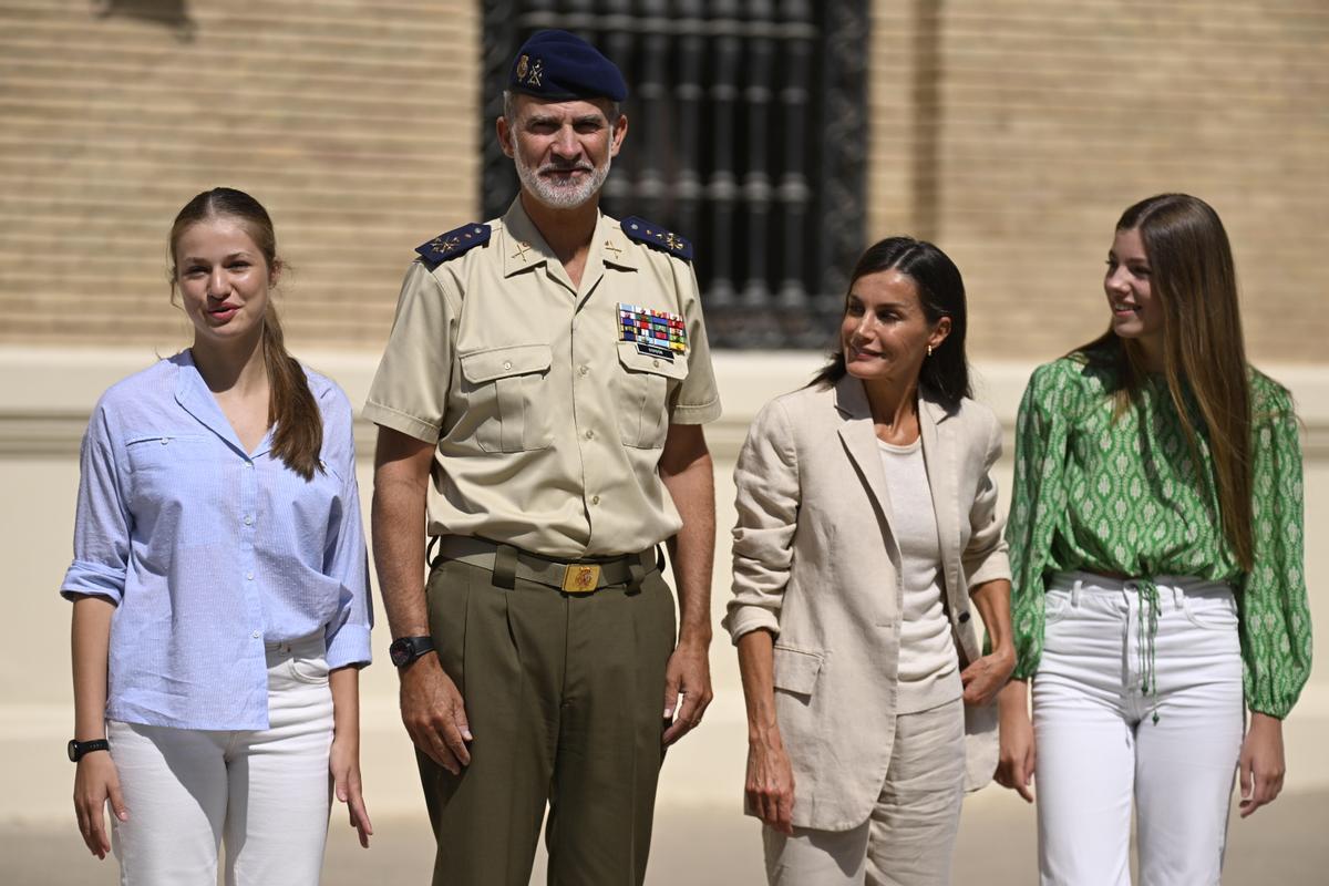 Leonor ingresa en la Academia militar de Zaragoza