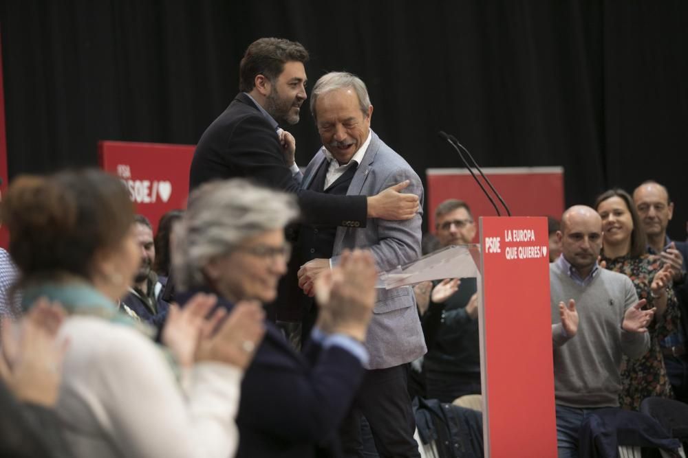 Mitin de Borrell y Barbón en Oviedo
