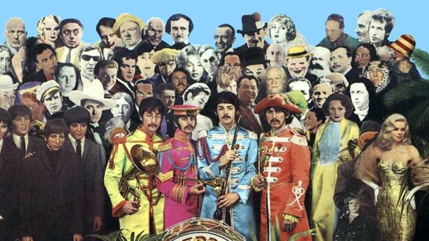 The Beatles en la portada de &#039;Sgt. Pepper&#039;s&#039;.