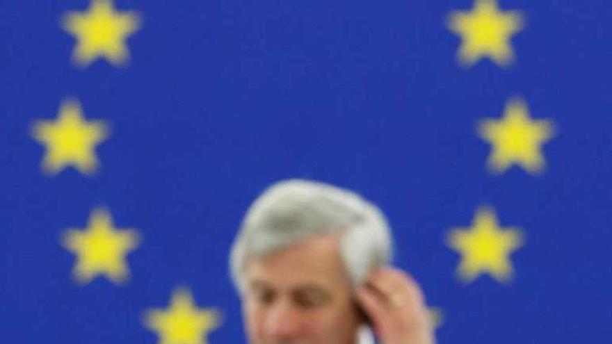 Juncker, en la Eurocámara, en el debate sobre el estado de la UE. // Efe