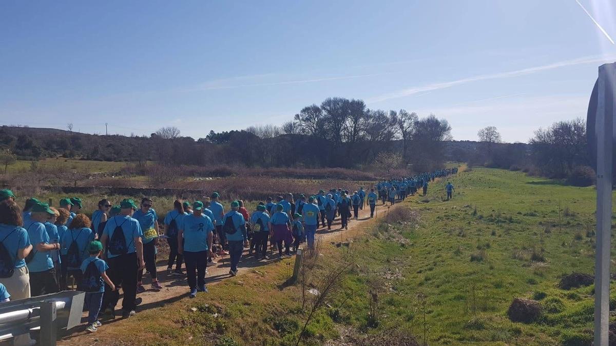 Recorrido de la marcha senderista en Palazuelo.