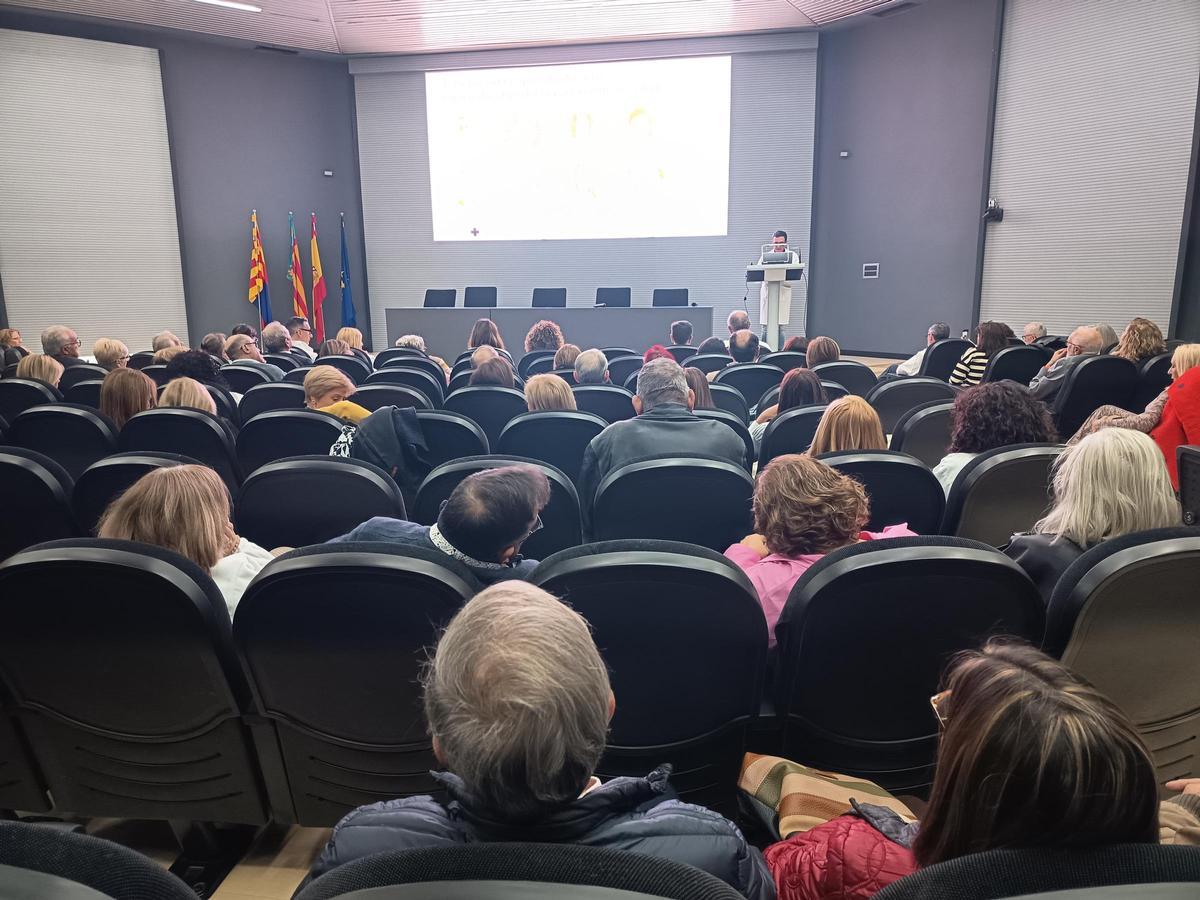 Acto de homenaje a los jubilados en el departamento de salud del General de Elche