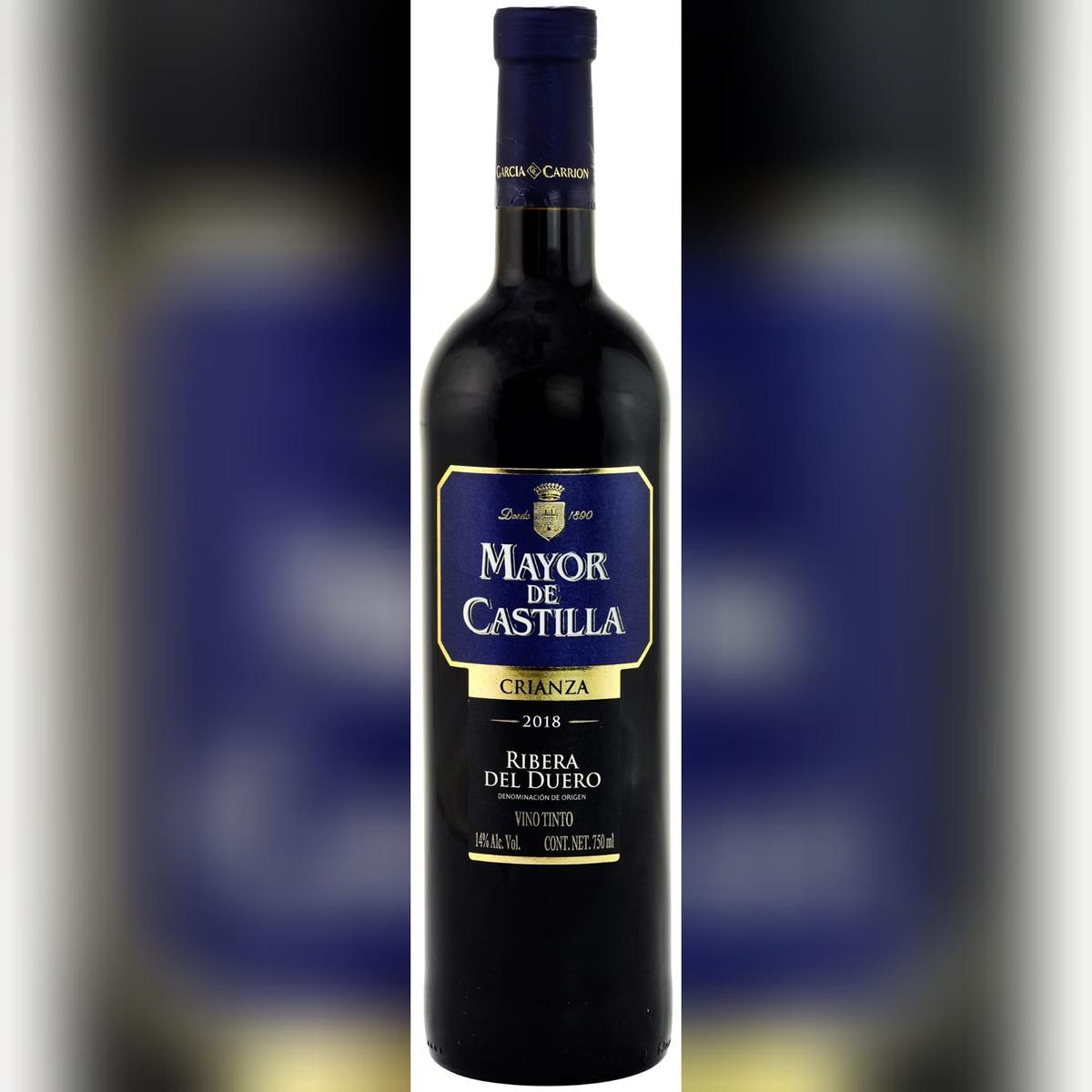 Vino Mayor de Castilla Crianza 2018.