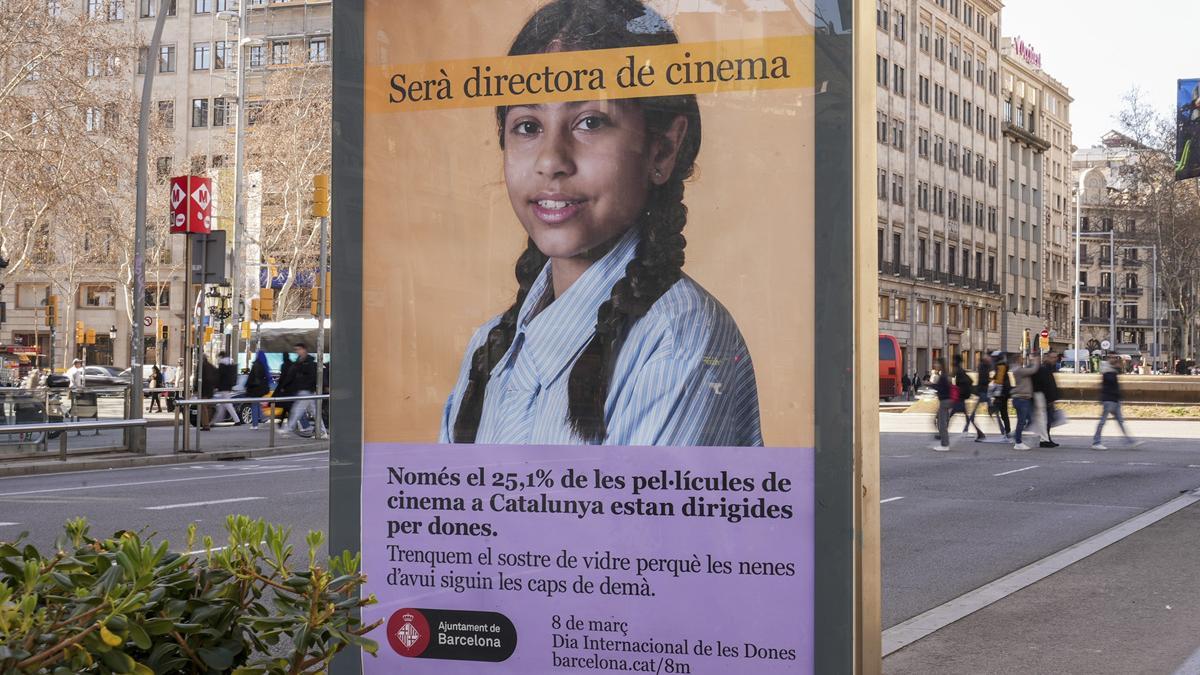 Imatge de la campanya del 8M de l'Ajuntament de Barcelona