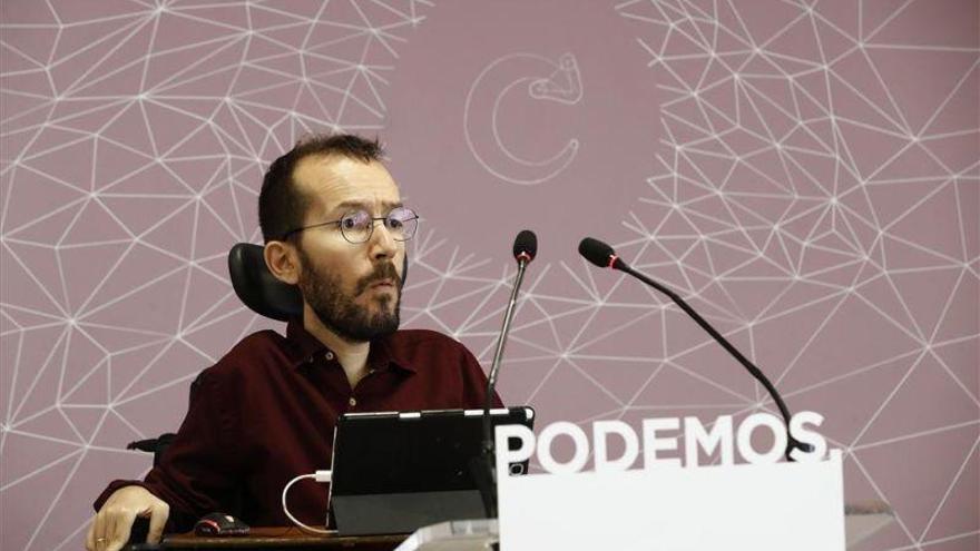 Echenique dejará la secretaria general en Aragón &quot;si no hay ningún problema&quot;