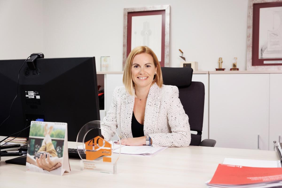 Sandra Verger, gerente de la asociación balear de constructores.