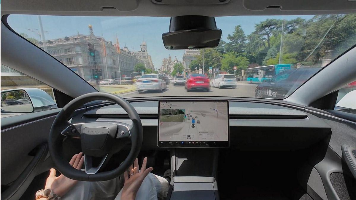 Tesla prueba su sistema FSD de conducción autónoma en Madrid