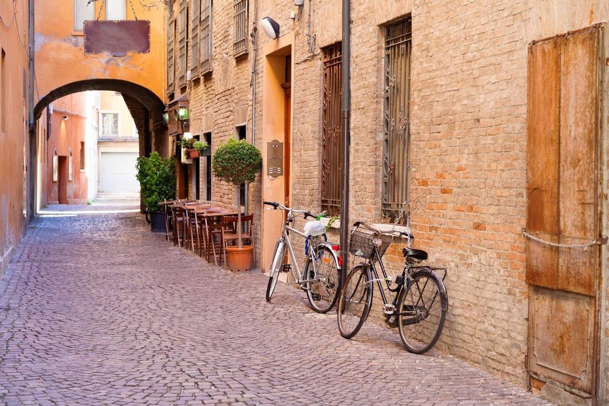 Ferrara, Italia, bicicleta