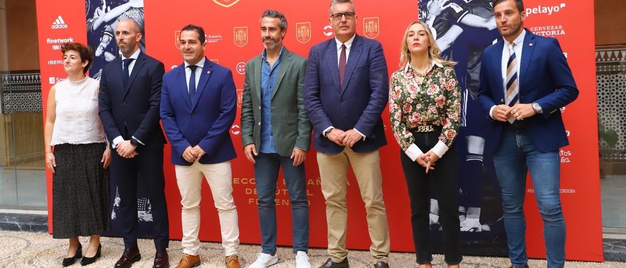 Presentación del partido España-Suecia de selecciones femeninas de fútbol en Córdoba.