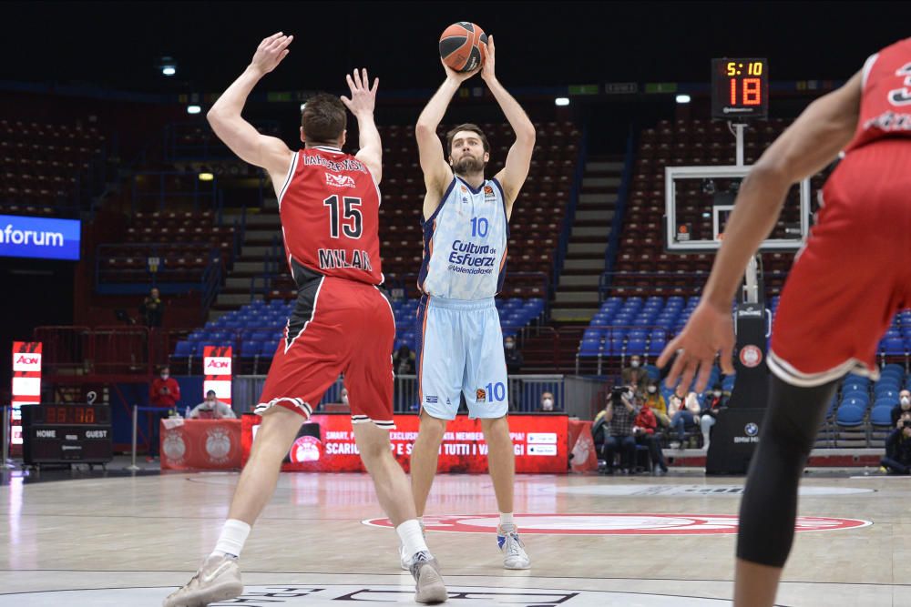 Armani Milan - Valencia Basket, en imágenes