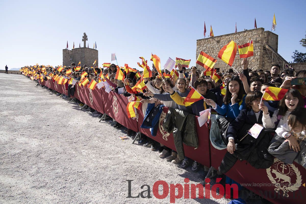 Visita de los reyes de España a Caravaca (explanada de la Basílica)