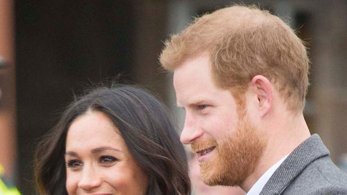 Meghan Markle y el príncipe Harry visitan el castillo de Edimburgo