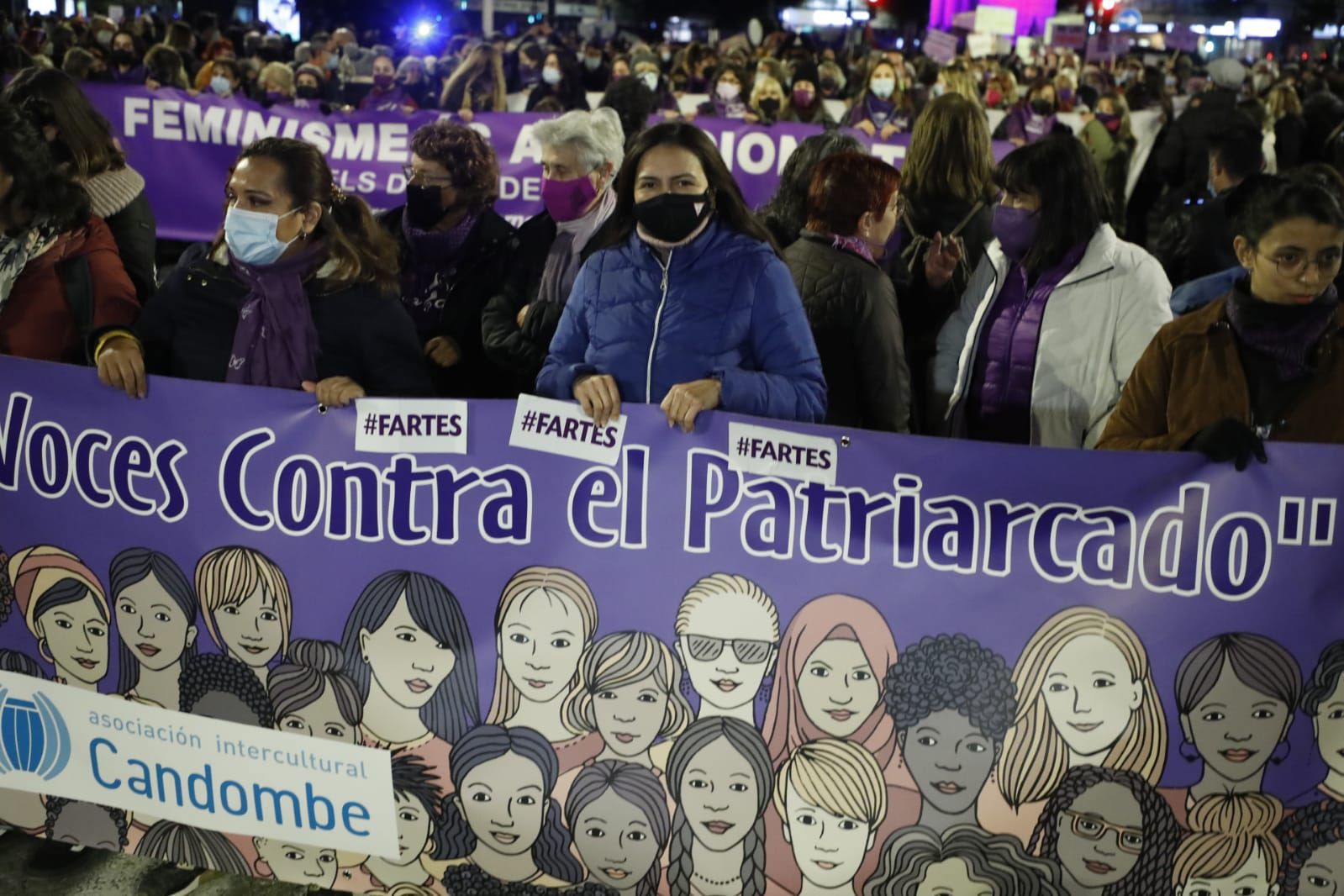 Manifestación 25N en València contra la violencia machista