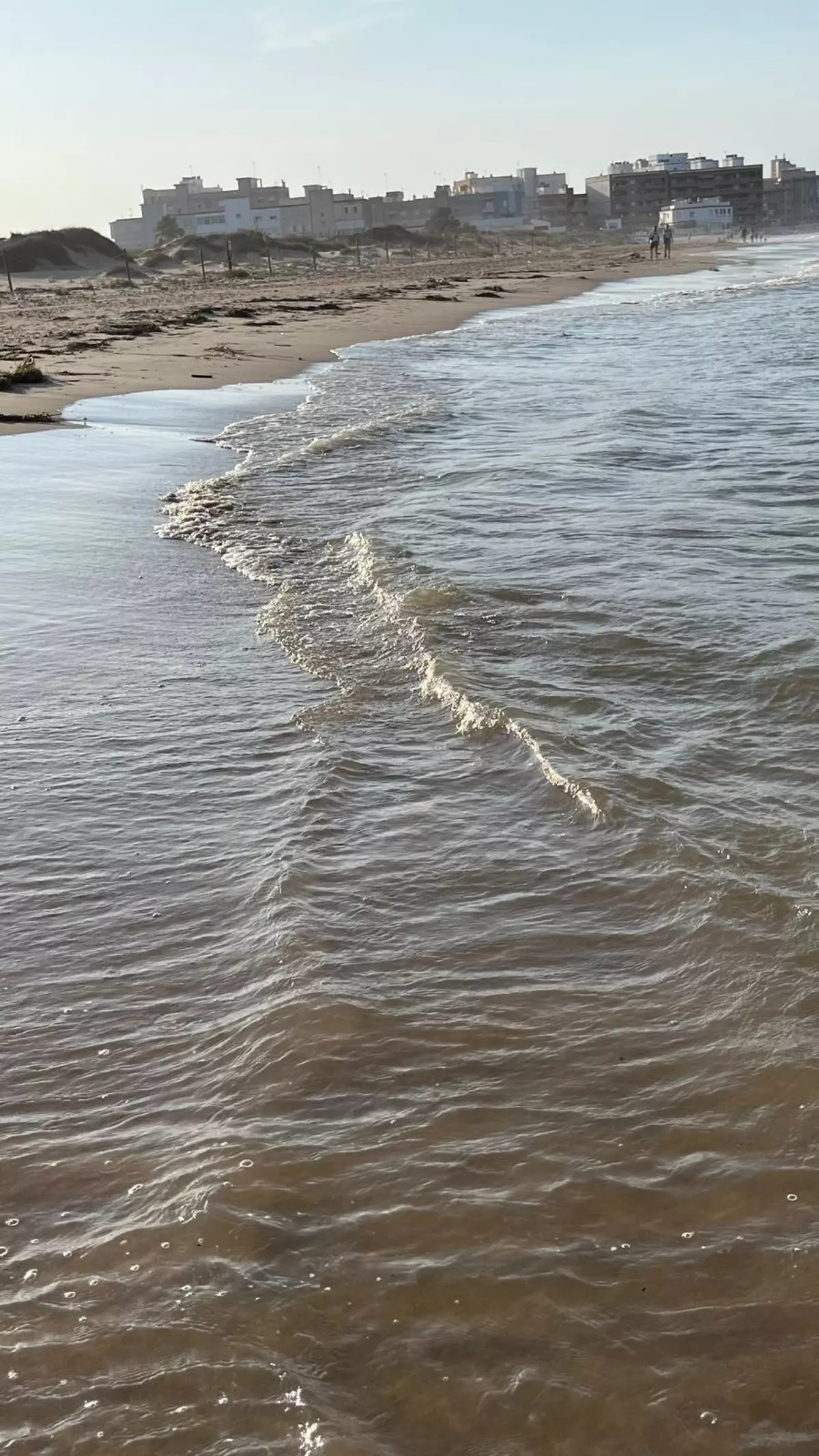 La playa de Motilla sigue cerrada al baño por precaución