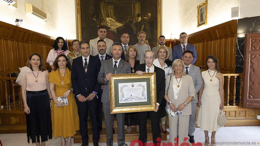 Así se ha vivido el emocionante acto del nombramiento de &#039;Hijo Predilecto&#039; de Caravaca al doctor Juan Manuel Laborda