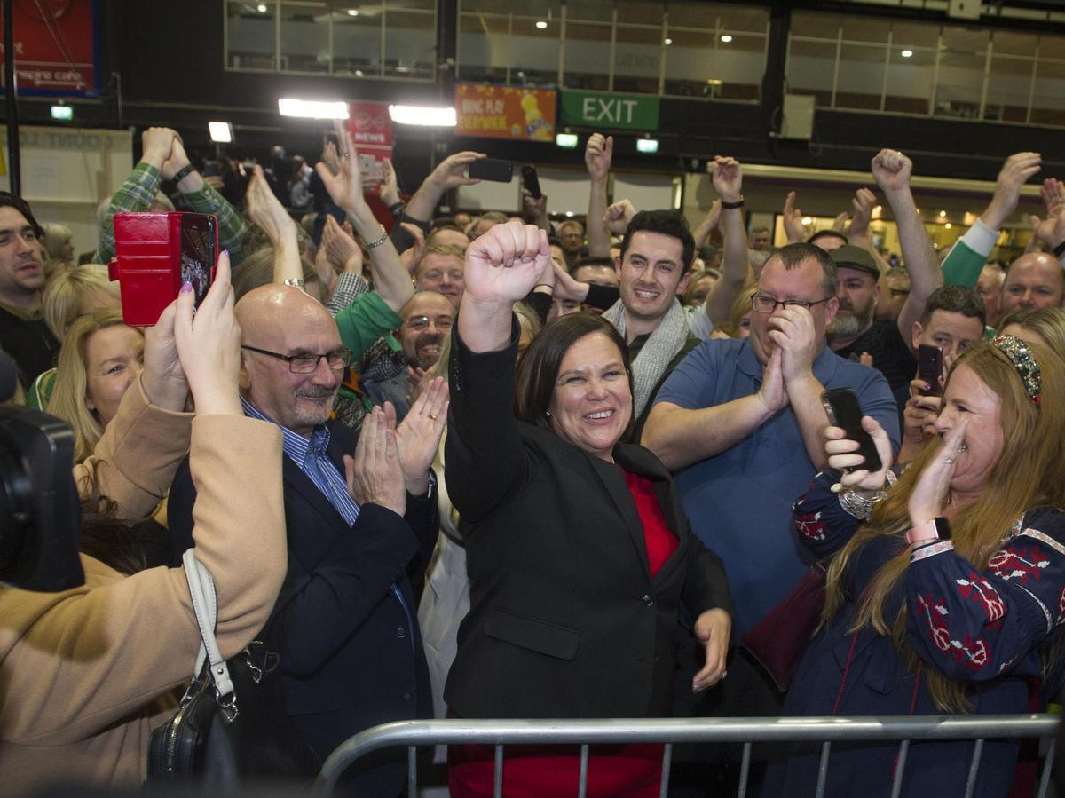 Imagen de archivo de la líder del Sinn Féin, Mary Lou McDonald.