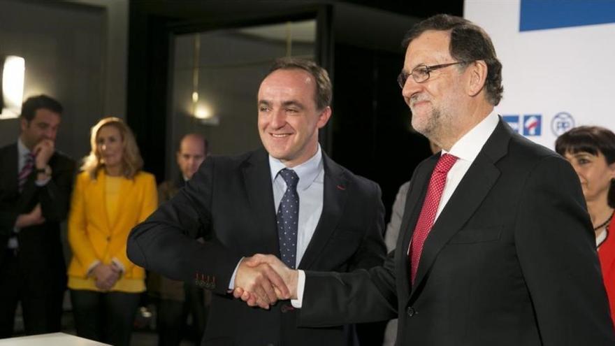 Rajoy dice al líder de UPN que no hay acuerdo de fondo con nacionalistas para su investidura