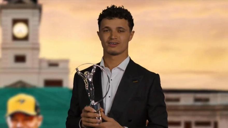 Lando Norris, PSG y el nadador Gabriel Araújo recogen sus premios Laureus 2026