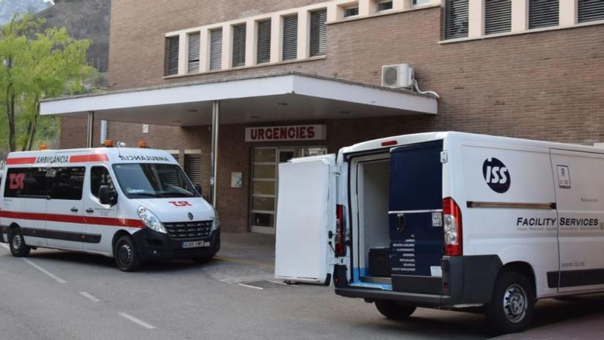 Imatges de l&#039;exterior del servei d&#039;urgències de l&#039;hospital comarcal Sant Bernabé |