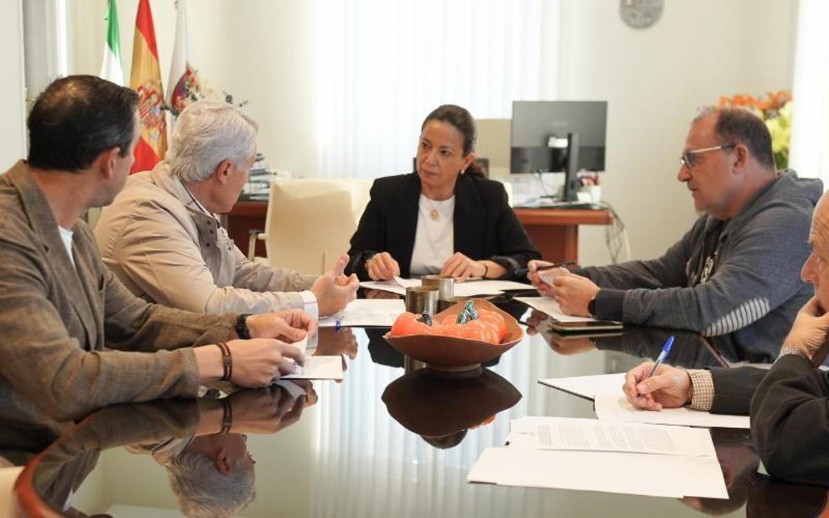 Junta de PortavocesReunión de portavoces celebrada esta semana en el consistorio dombenitense.
