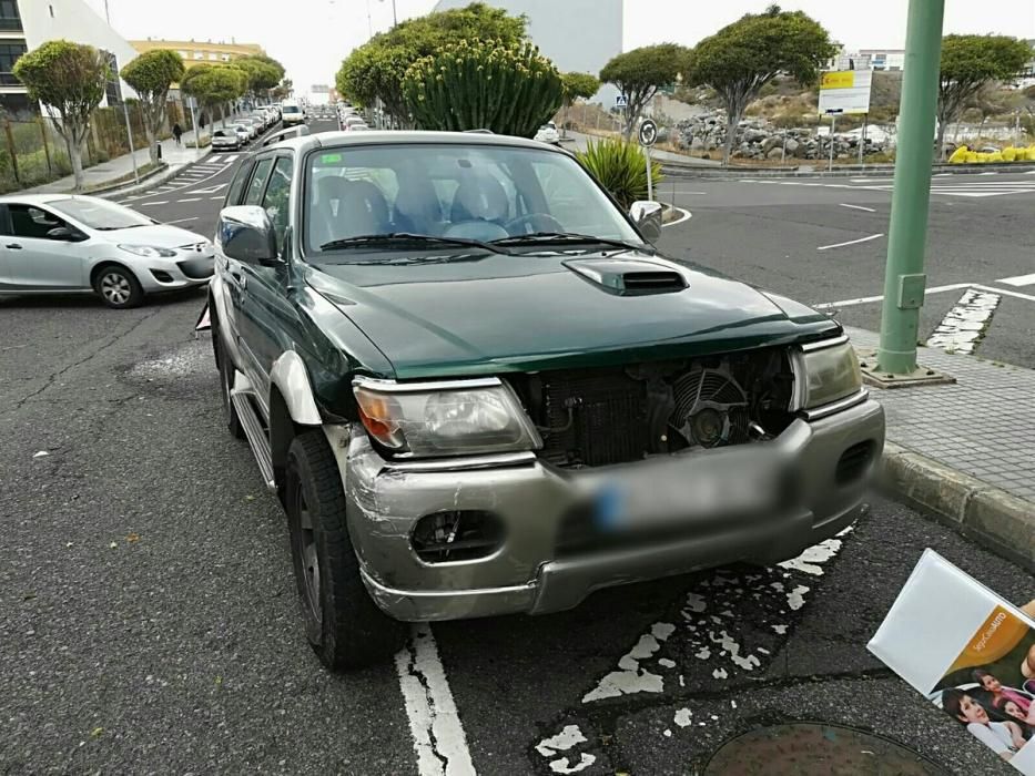 Accidente en Lomo San Lázaro