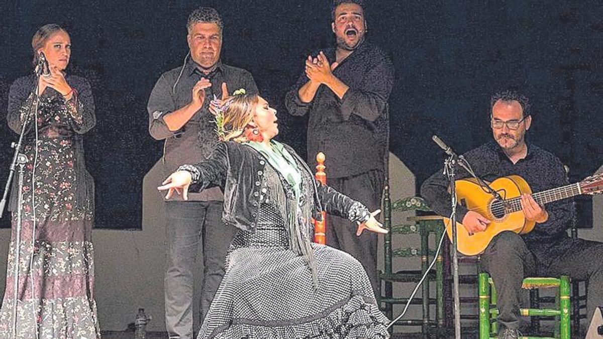 Fátima Navarro en la Almena Flamenca.