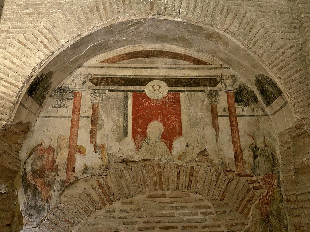 Pinturas del supuesto sepulcro de Esteban Illán, Toledo