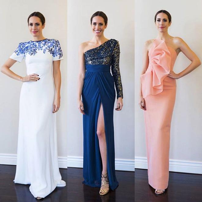 Los tres vestidos de Louise Roe