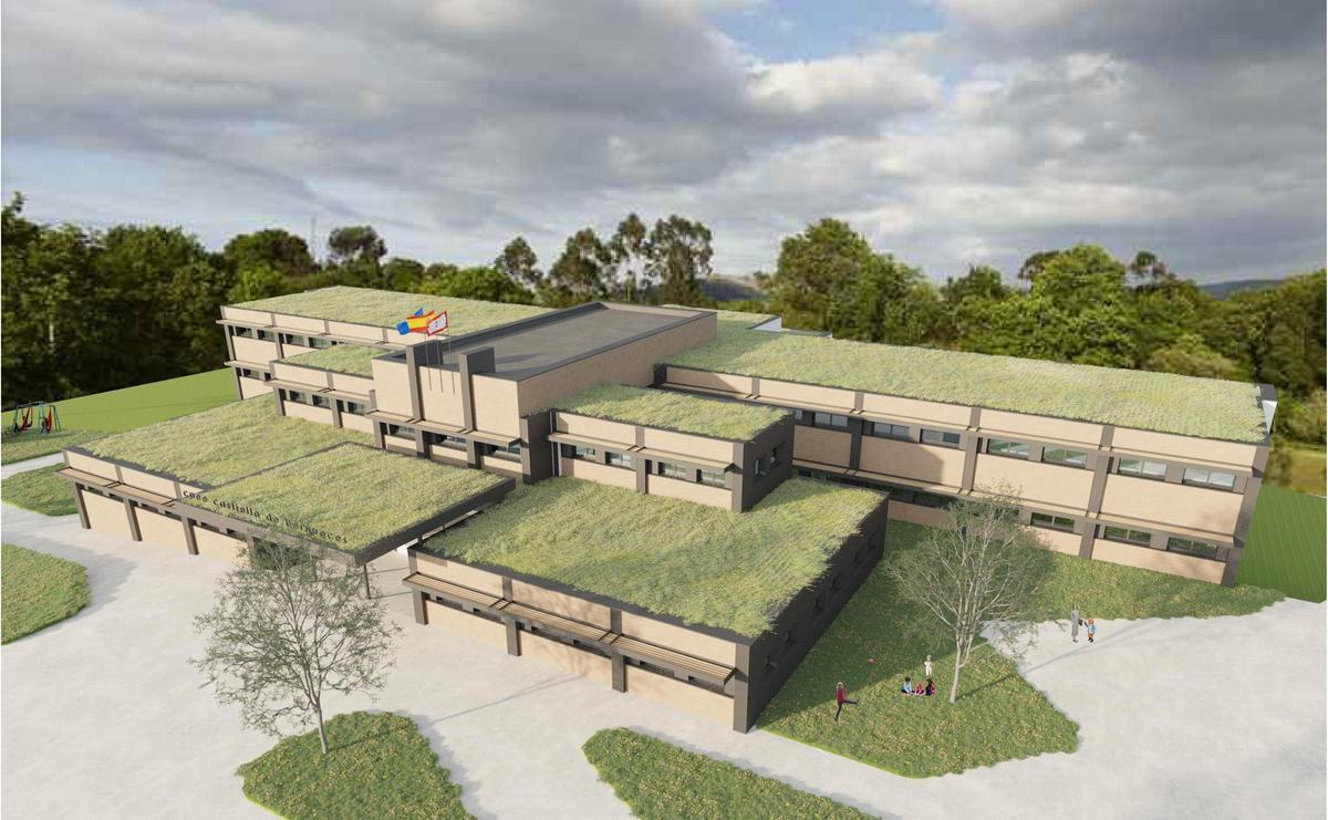 Infografía del proyecto para el colegio de Castiello.
