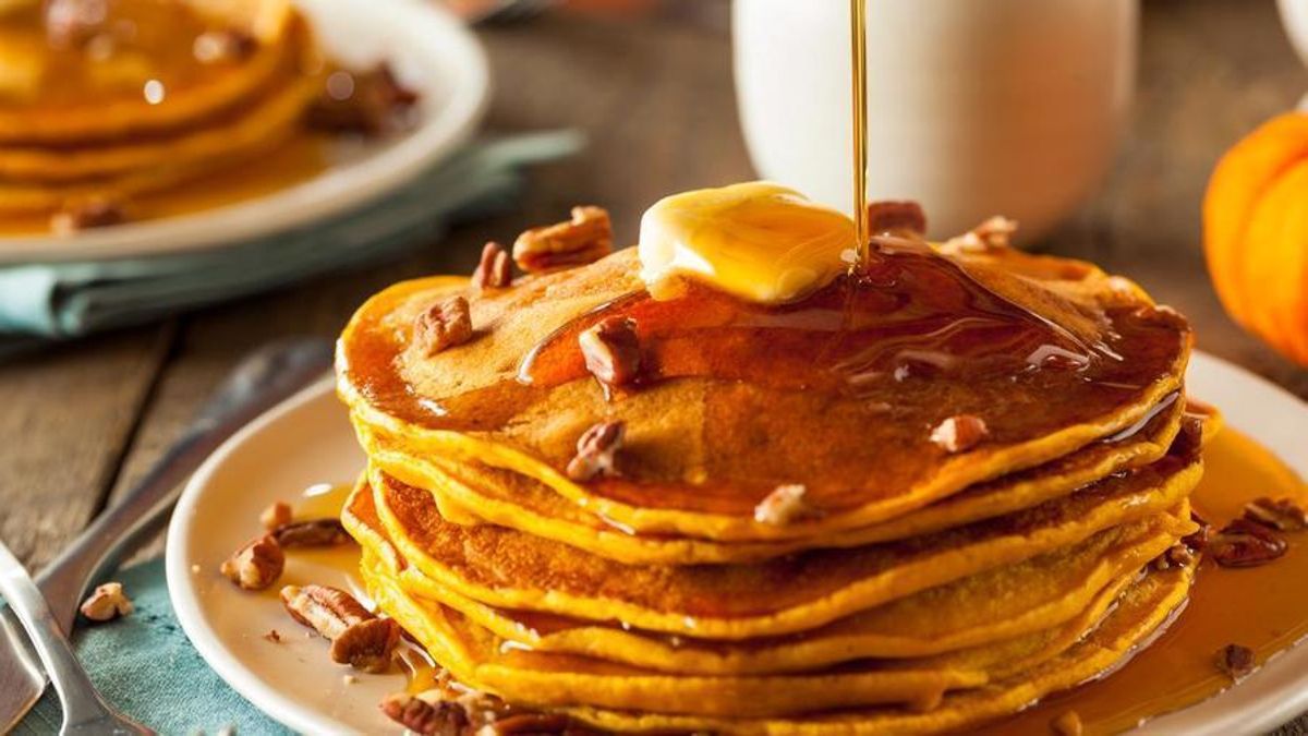 Tortitas con calabazas.