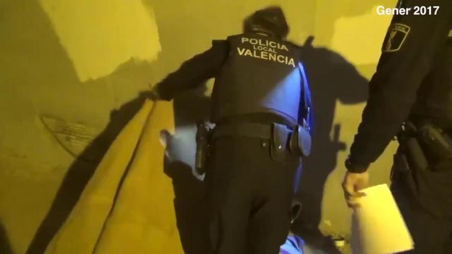 Balance de las actuaciones de la Policía Local de València en 2017