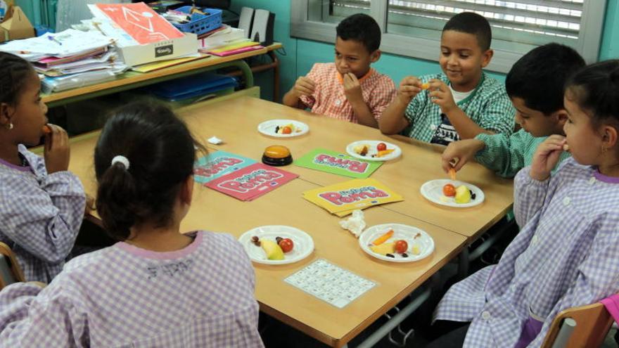 Alumnes d&#039;una escola catalana.