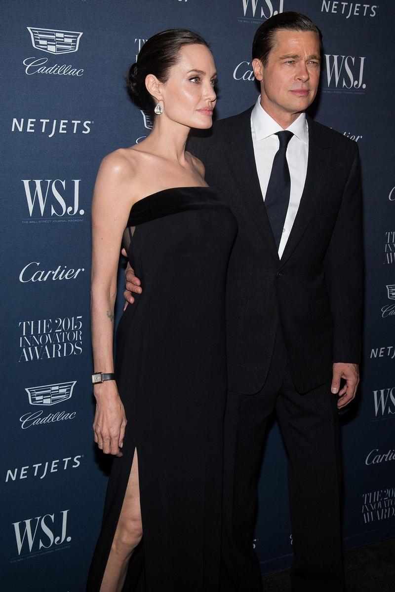 Angelina y Brad Pitt en los Premios Innovator 2015