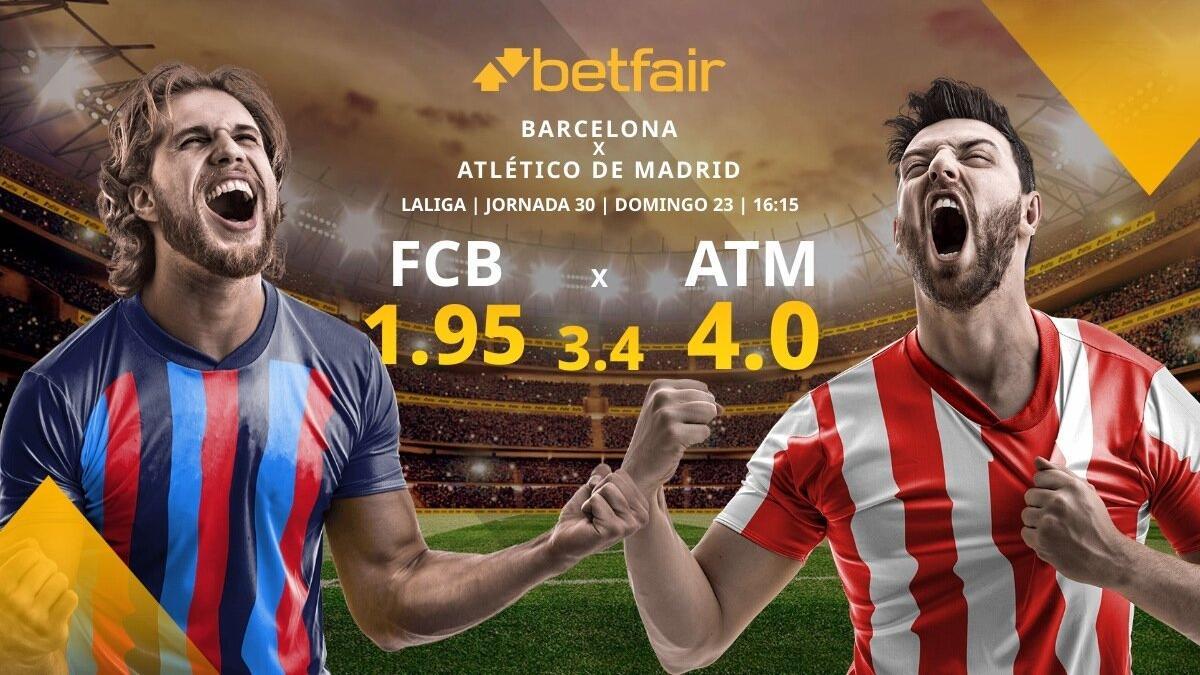 FC Barcelona vs. Club Atlético de Madrid: alineaciones, horario, TV, estadísticas y pronósticos