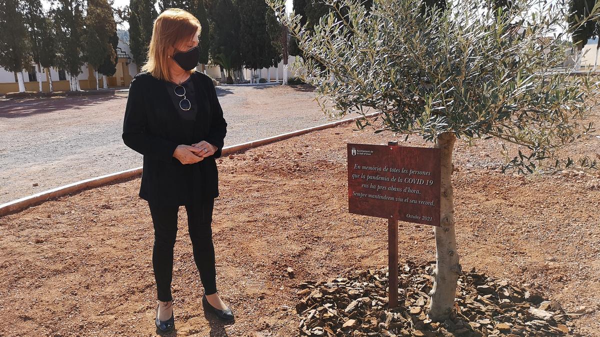 El homenaje a las víctimas del covid-19 quedará presente siempre en la Vall