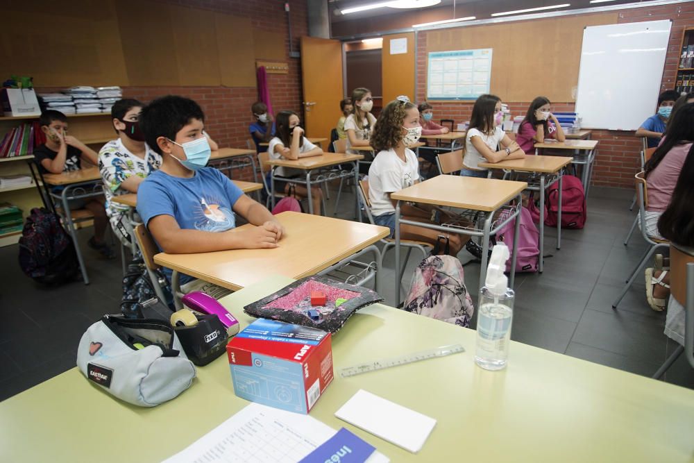 Inici del curs a l'escola Pla de Girona