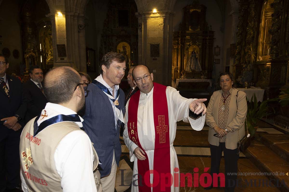 La orden Constantiniana de San Jorge peregrina a Caravaca