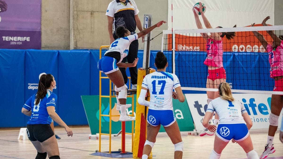 Belly Nsunguimina fue una de las protagonistas en el encuentro ante el Kiele.
