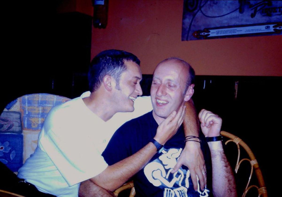 Co seu amigo Alberto Granja, KG,
no Barriga Verde.