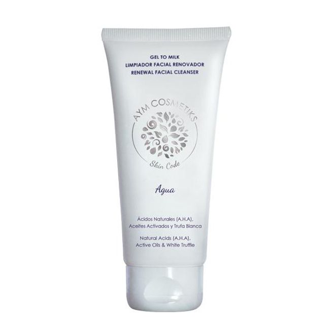Gel to Milk Limpiador facial renovador, Aym Cosmetiks