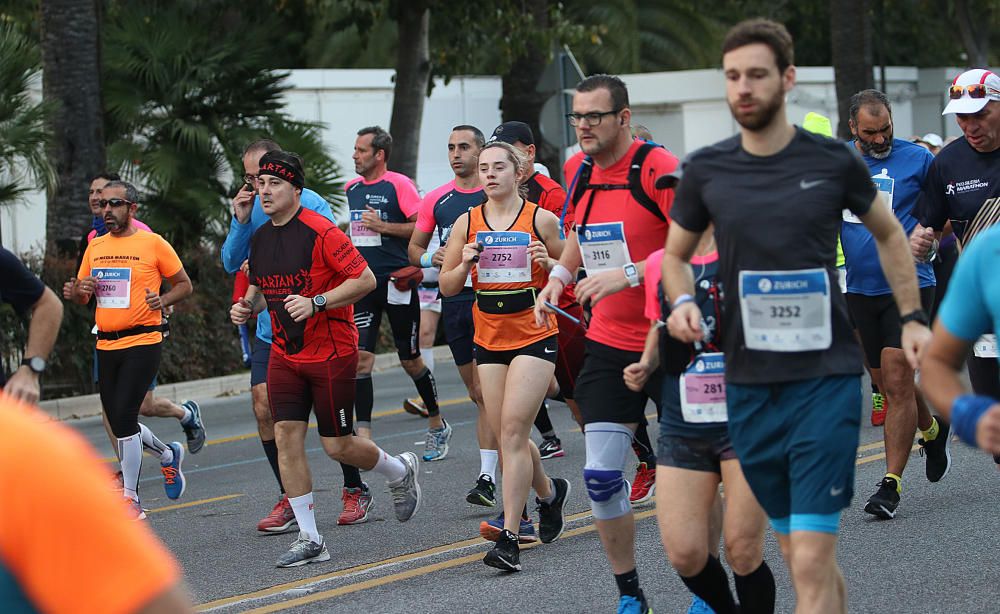 Las mejores imágenes de la Maratón de Málaga 2018