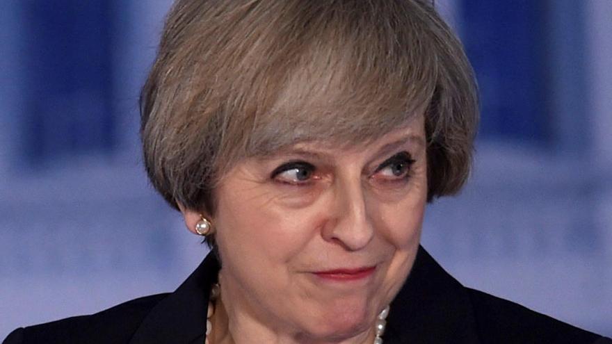 La primera ministra británica Theresa May.