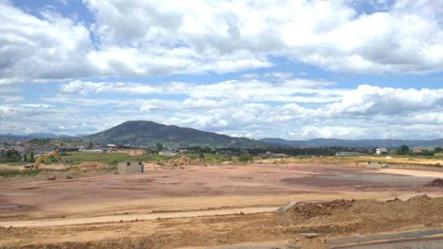 El polígono industrial de Bobes, en Siero.