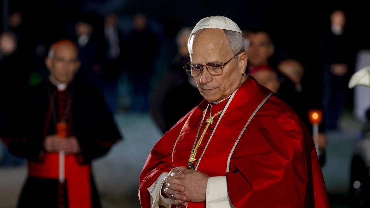 Las imágenes del primer Vía Crucis del pontificado del Papa León XIV.