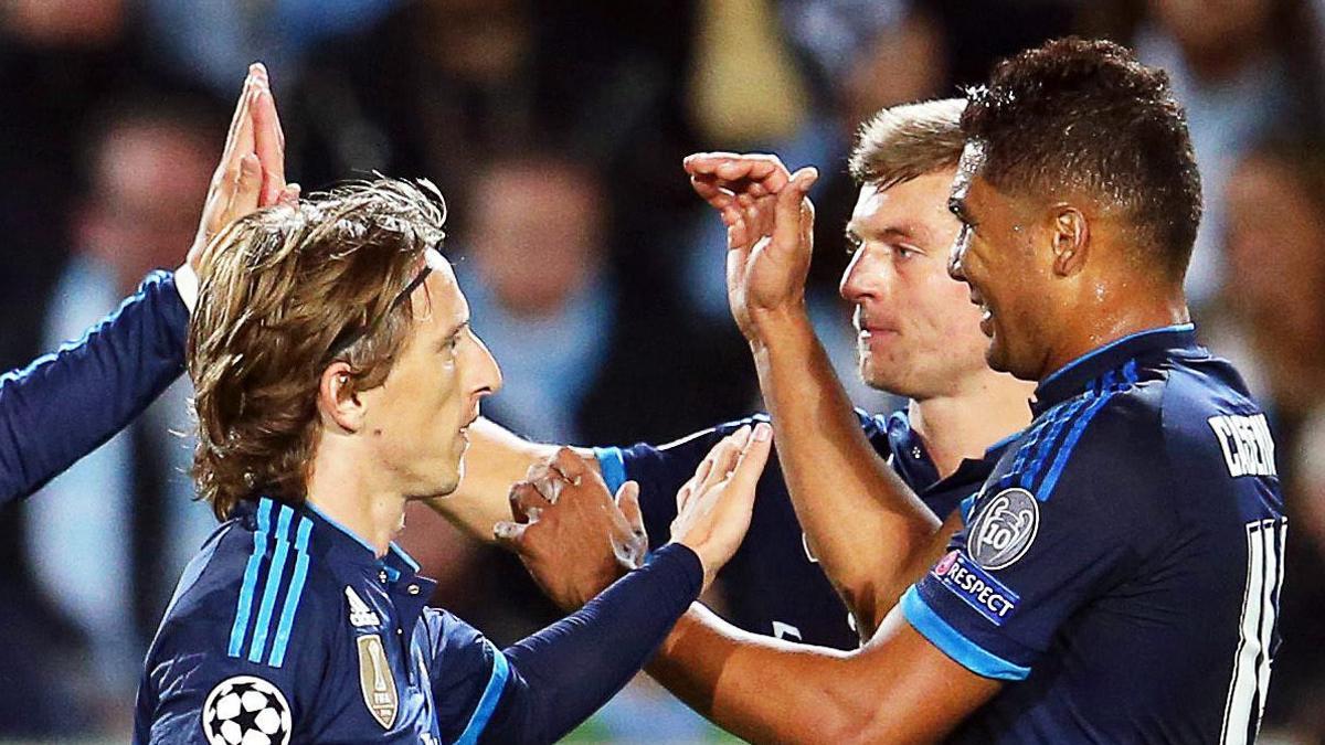 Casemiro, Kroos y Modric, la medular del Real Madrid