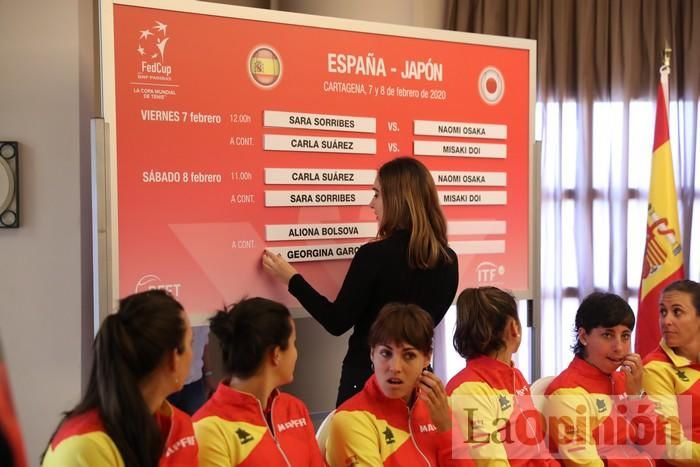 Sorteo de la Fed Cup en Cartagena