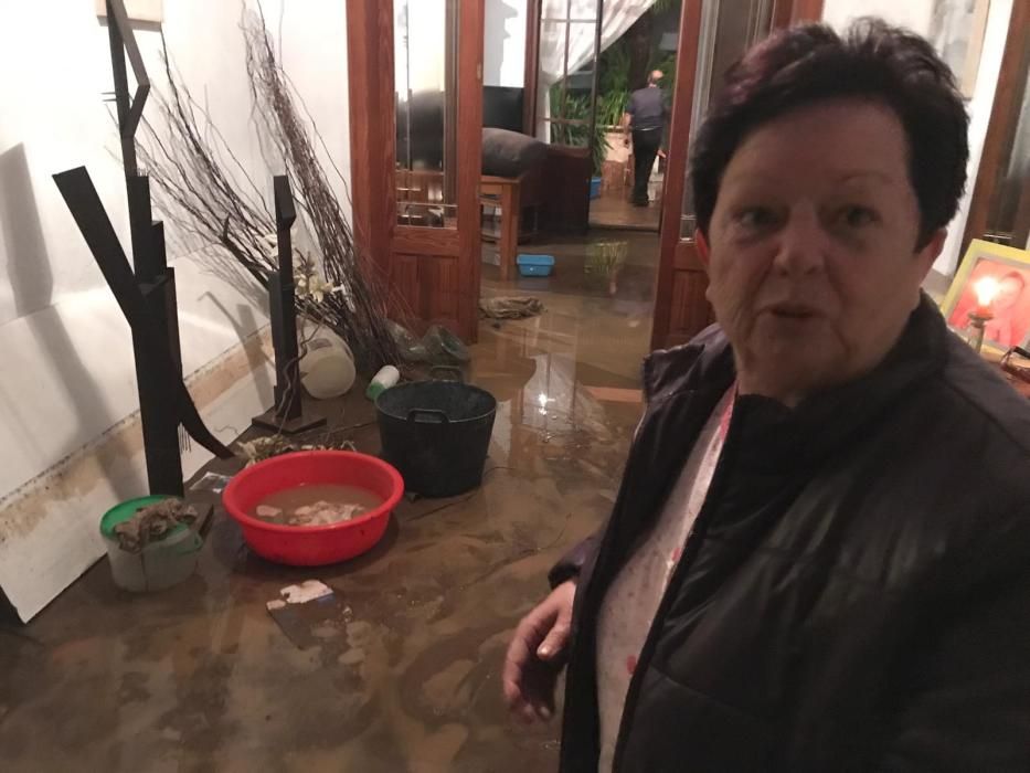 El centro de Sant Llorenç tras las inundaciones