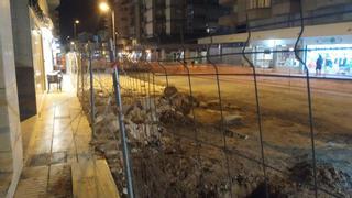 Una avería durante las obras de Isidor Macabich de Ibiza deja sin agua a varios vecinos