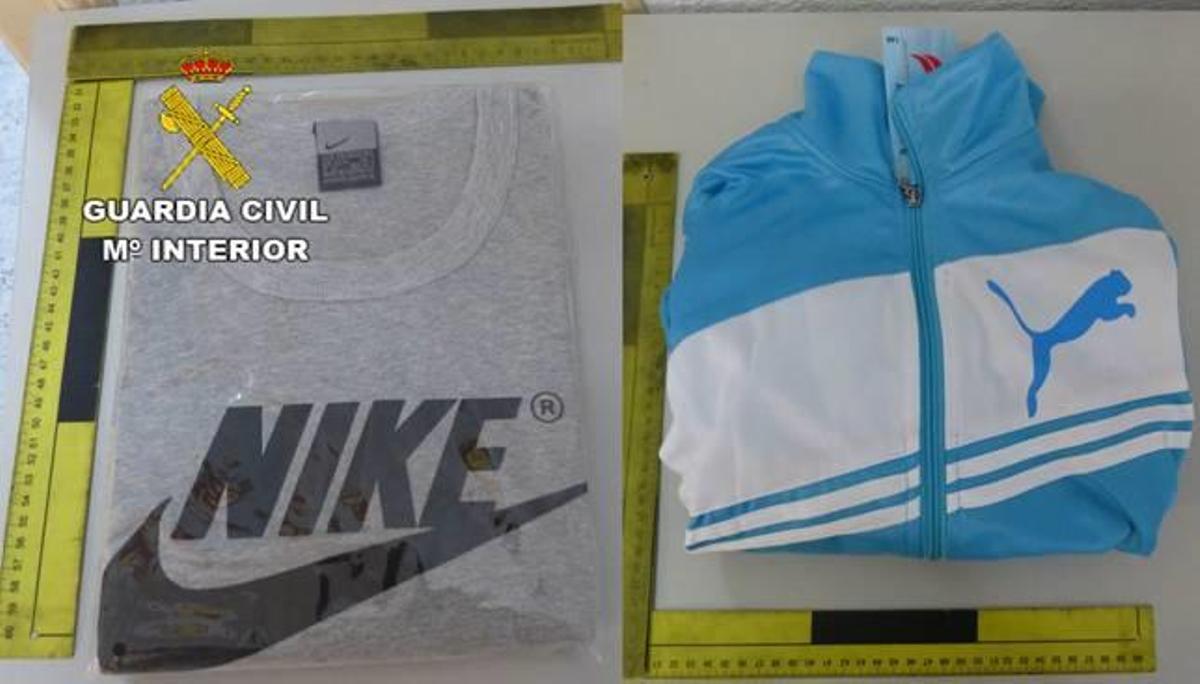 La Guardia Civil se incauta de un millar de productos falsificados en Guardamar